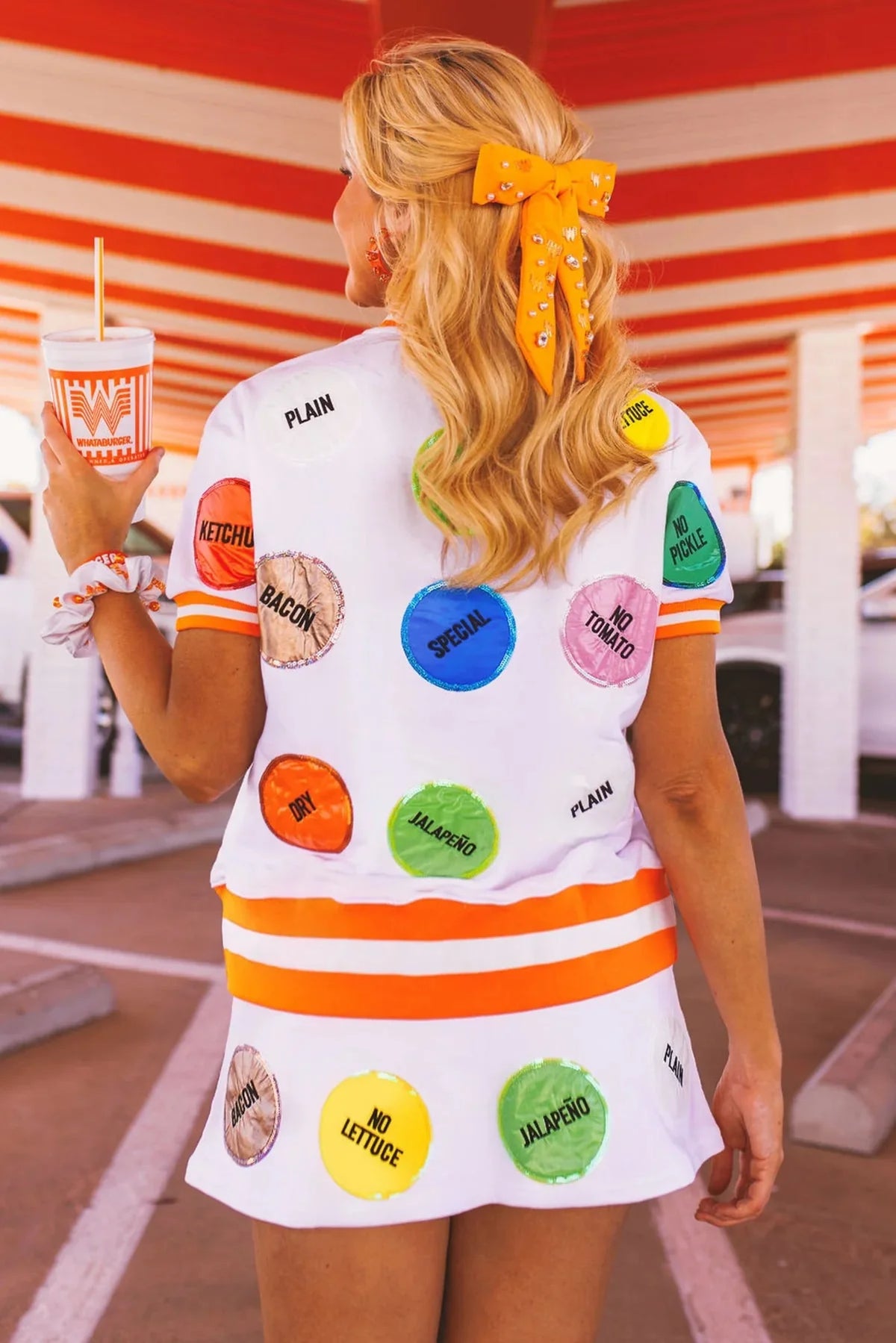 Brianna Cannon-Whataburger Day Dot Skort
