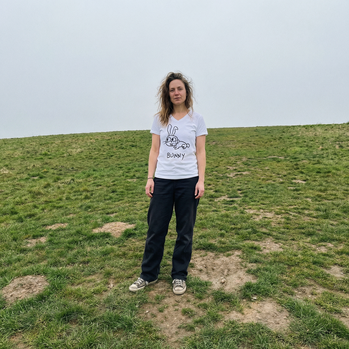 Bunny - V-neck Tee