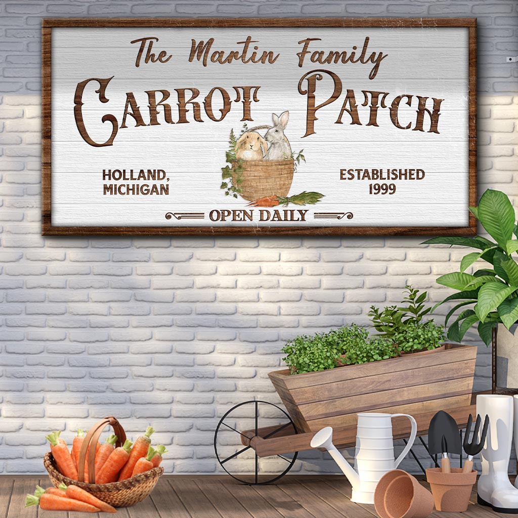 Carrot Patch Easter Sign III