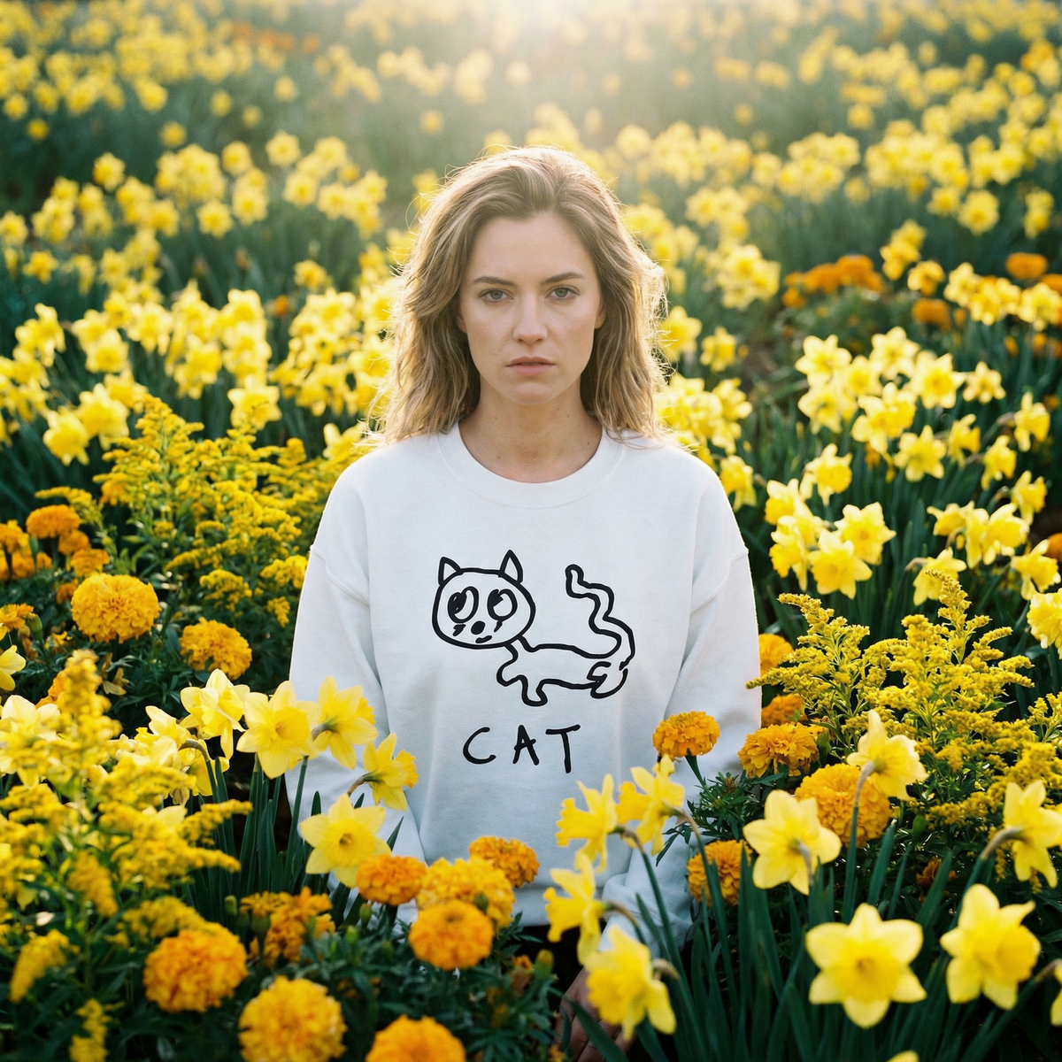 Cat - Crewneck Sweatshirt