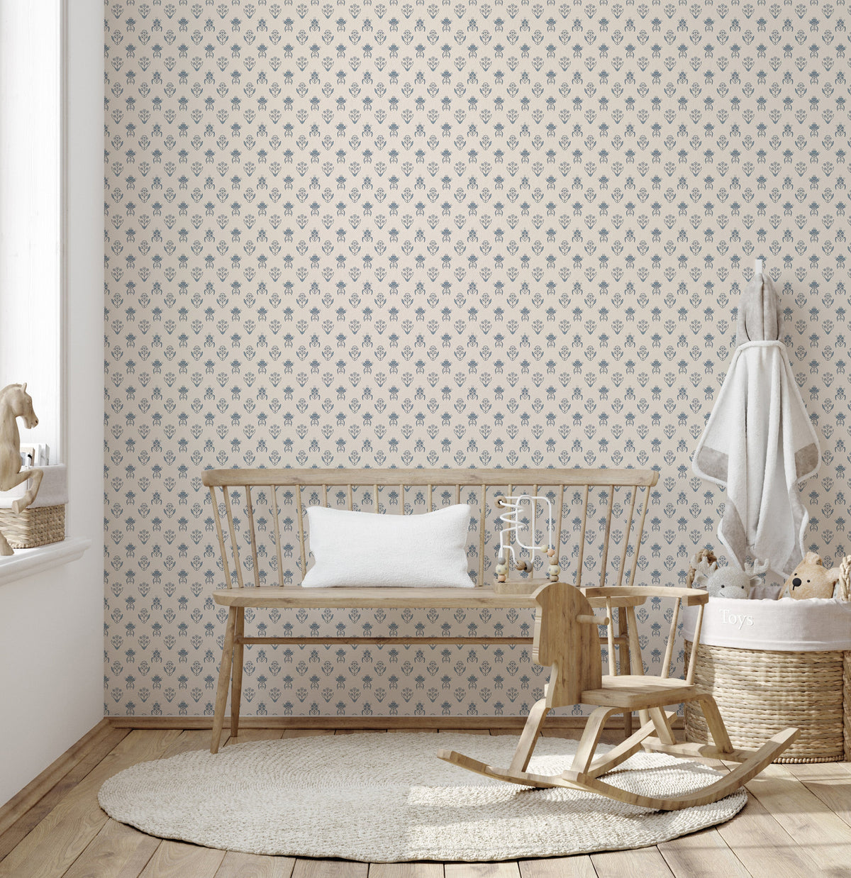 Laina Wallpaper by Quirky Paisley Designs