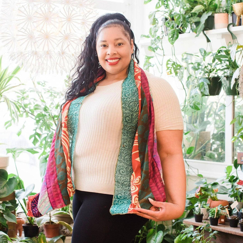 The Original Medley Scarf. ♻️ Made from Sari -Saree Magic