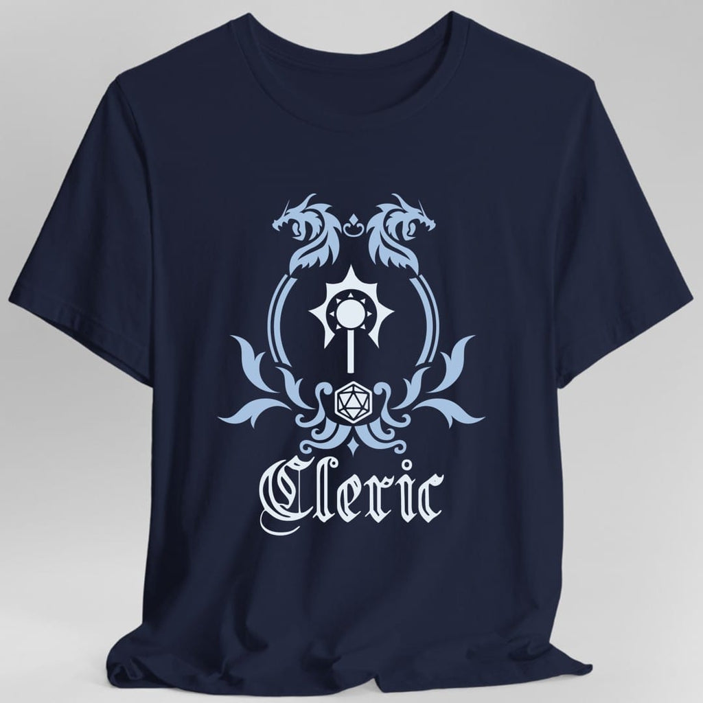 D&D Cleric Class Simple Emblem T-Shirt