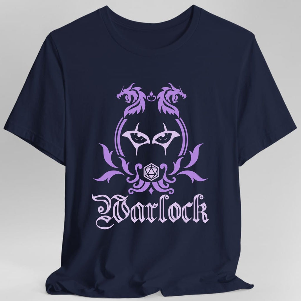 D&D Warlock Class Simple Emblem T-Shirt
