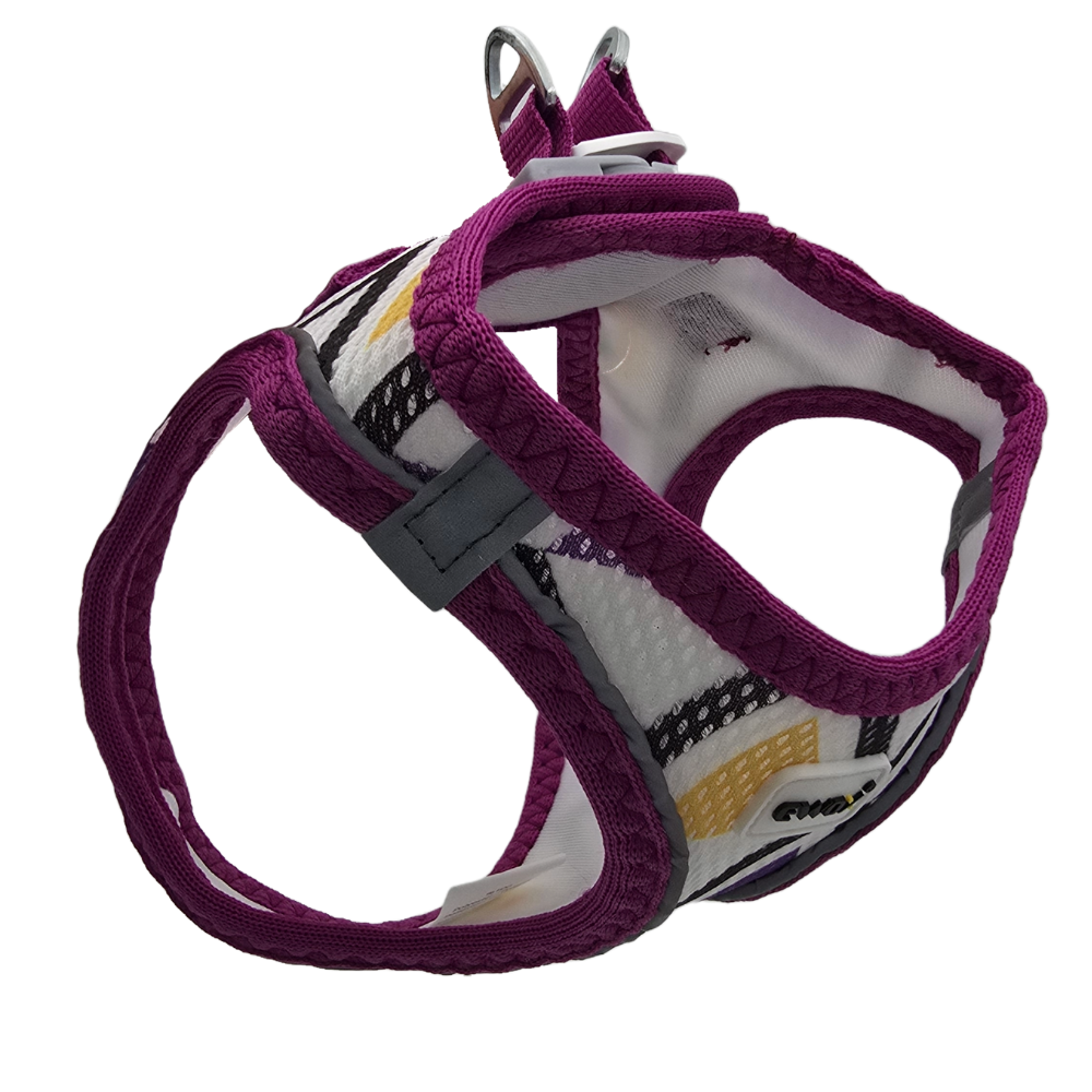 Ewox Air Mesh Plaid Dog Harness Breathable Design 2XS