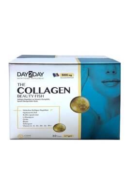 Day2Day The Collagen Beauty Fish Kollajen 30 Sase x 7 gr - Halal Collagen Supplement for Radiant Skin