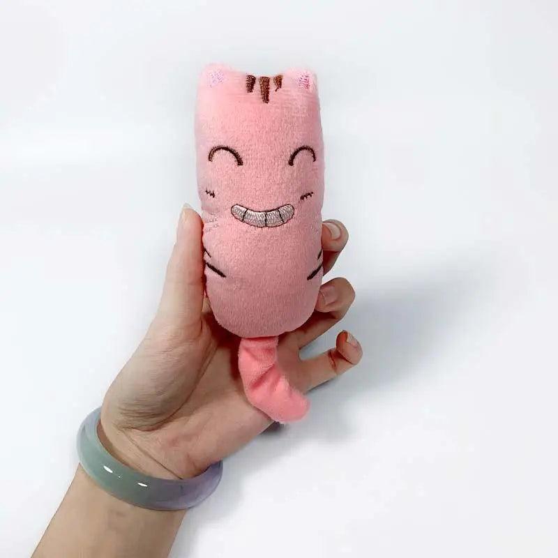 Funny Colorful Teeth Grinding Catnip Toys Cute Kitten Chewing Toy Stuffed Toys For Pets Soft Cat Toys