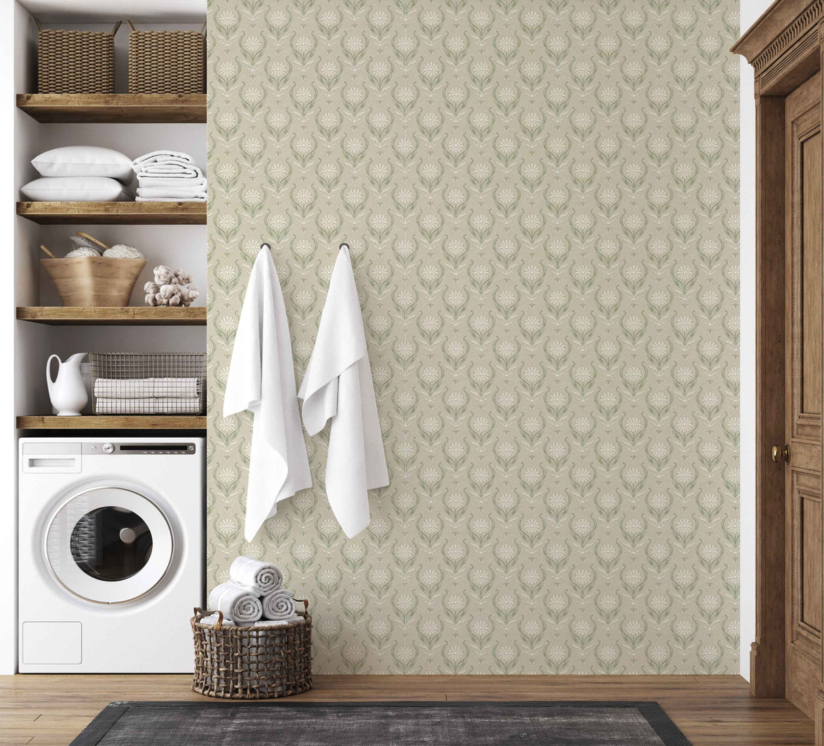 Dahlia Wallpaper by Caroline Rausch Design
