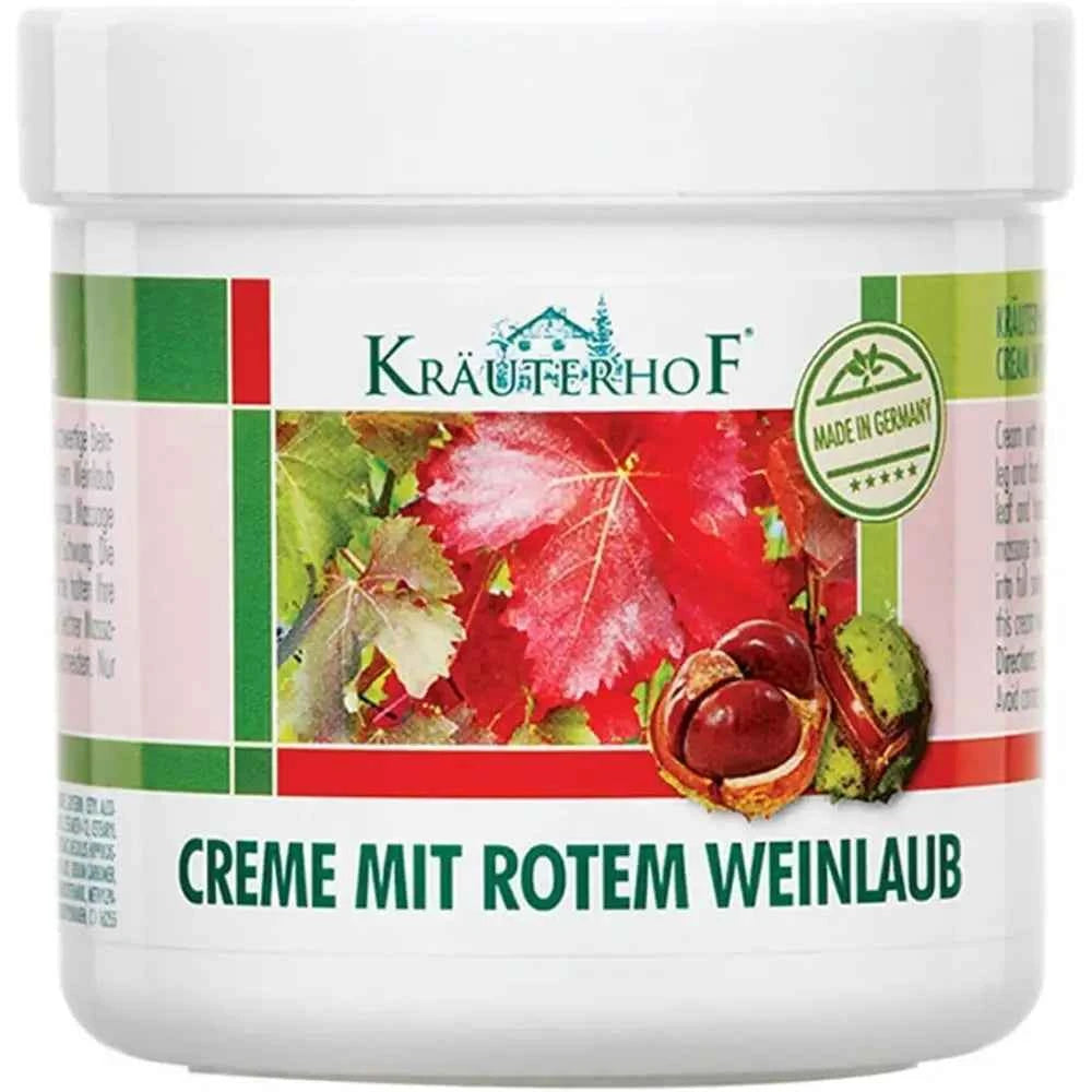 Horse Chestnut With Red Vine Leaves for Varicose Veins, Aching Legs - Large - 250ml by Krauterhof