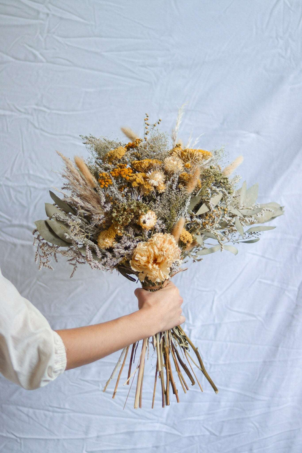 Dried Yarrow Flower Bouquet