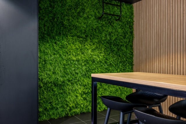Lush Fern Artificial Vertical Garden Green Wall Panel 40×40in 11 SQ FT – UV Resistant – Commercial Grade