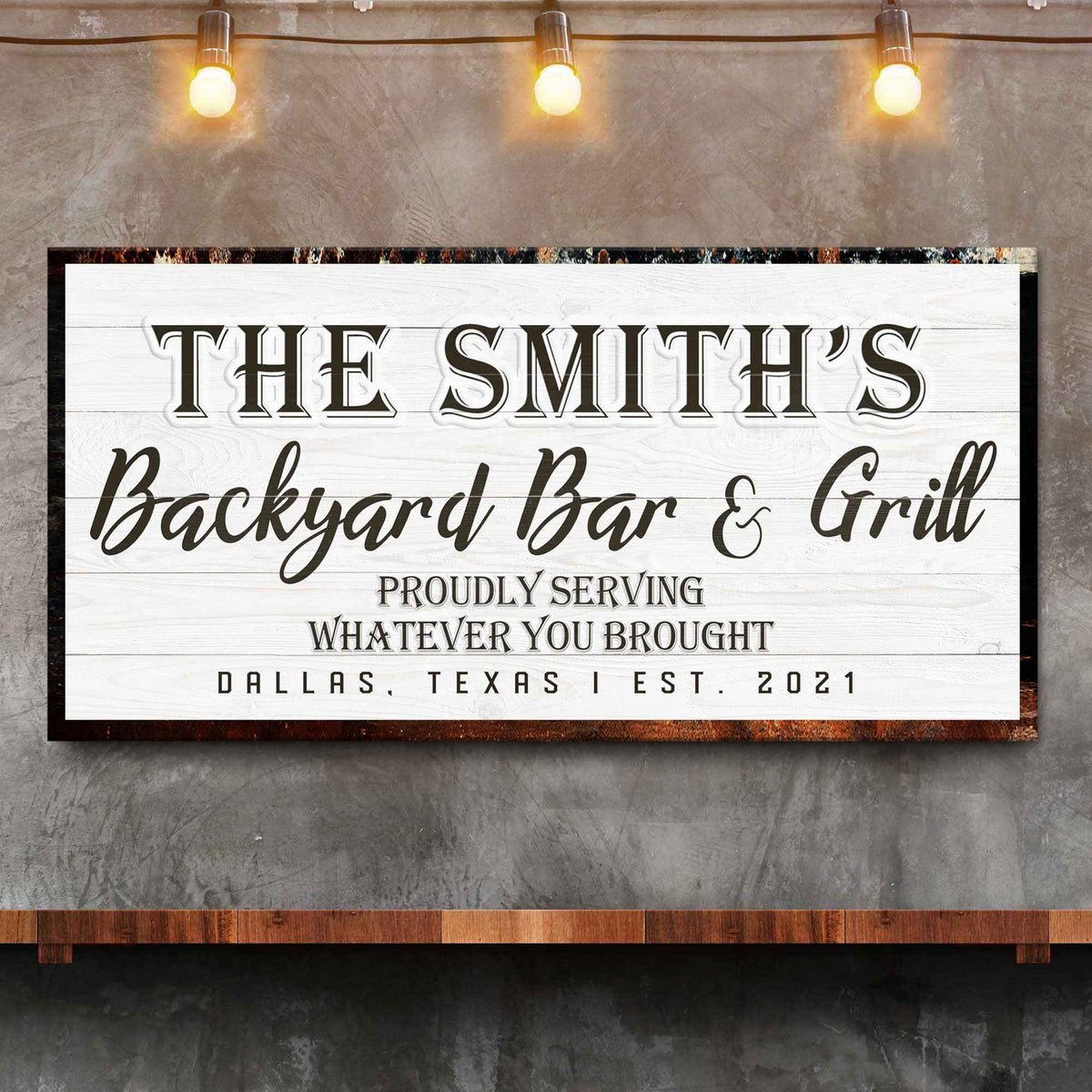 Backyard Bar & Grill Sign XIX