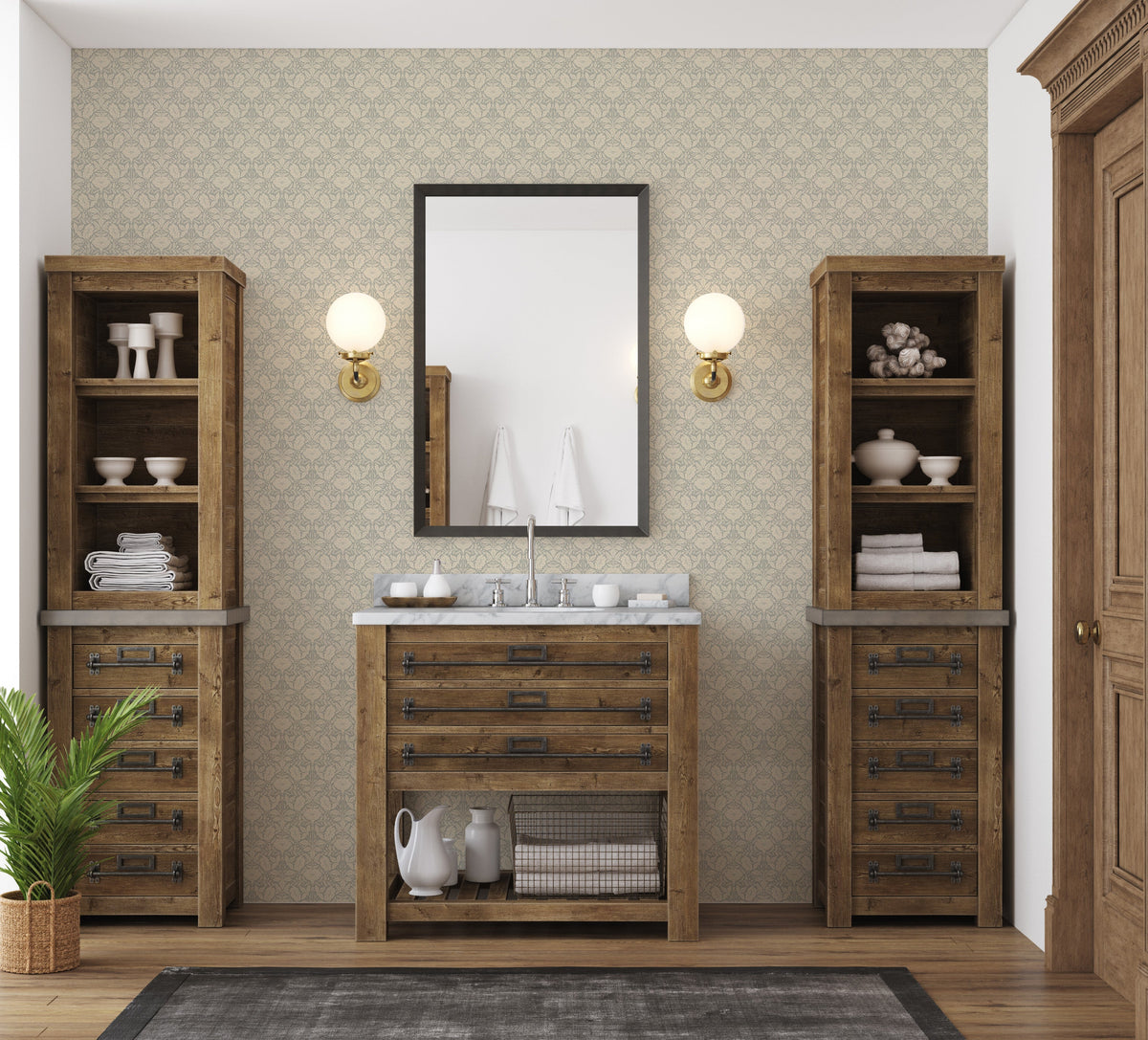Theodora Wallpaper by Daphne and Sage