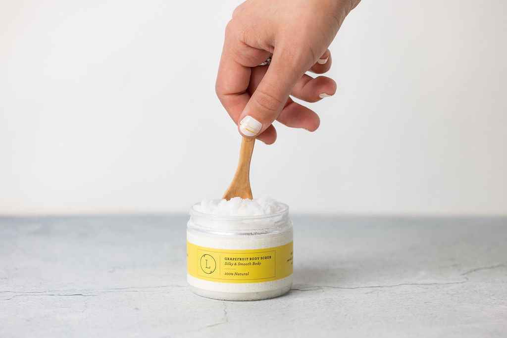 Grapefruit Body Scrub – Natural Exfoliating Salt Scrub
