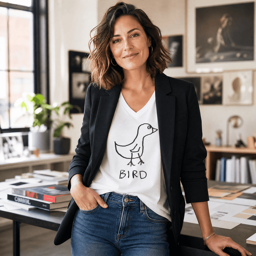 Bird - V-neck Tee