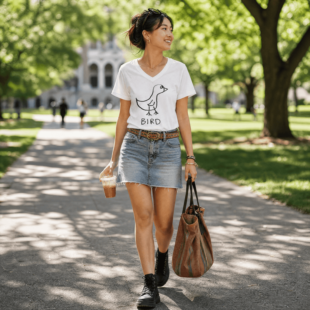 Bird - V-neck Tee