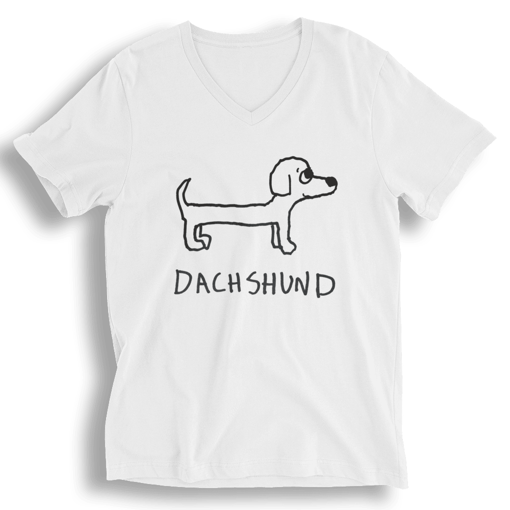 Dachshund - V-neck Tee