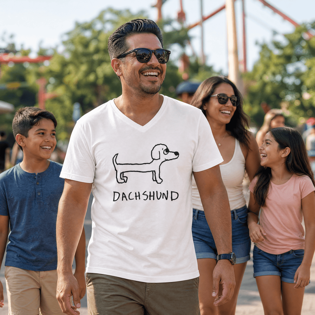 Dachshund - V-neck Tee