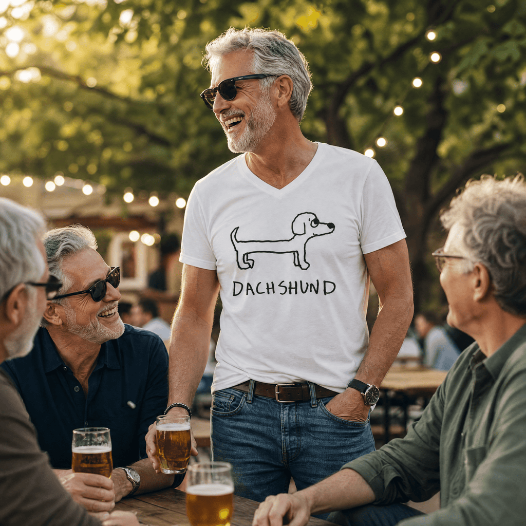 Dachshund - V-neck Tee