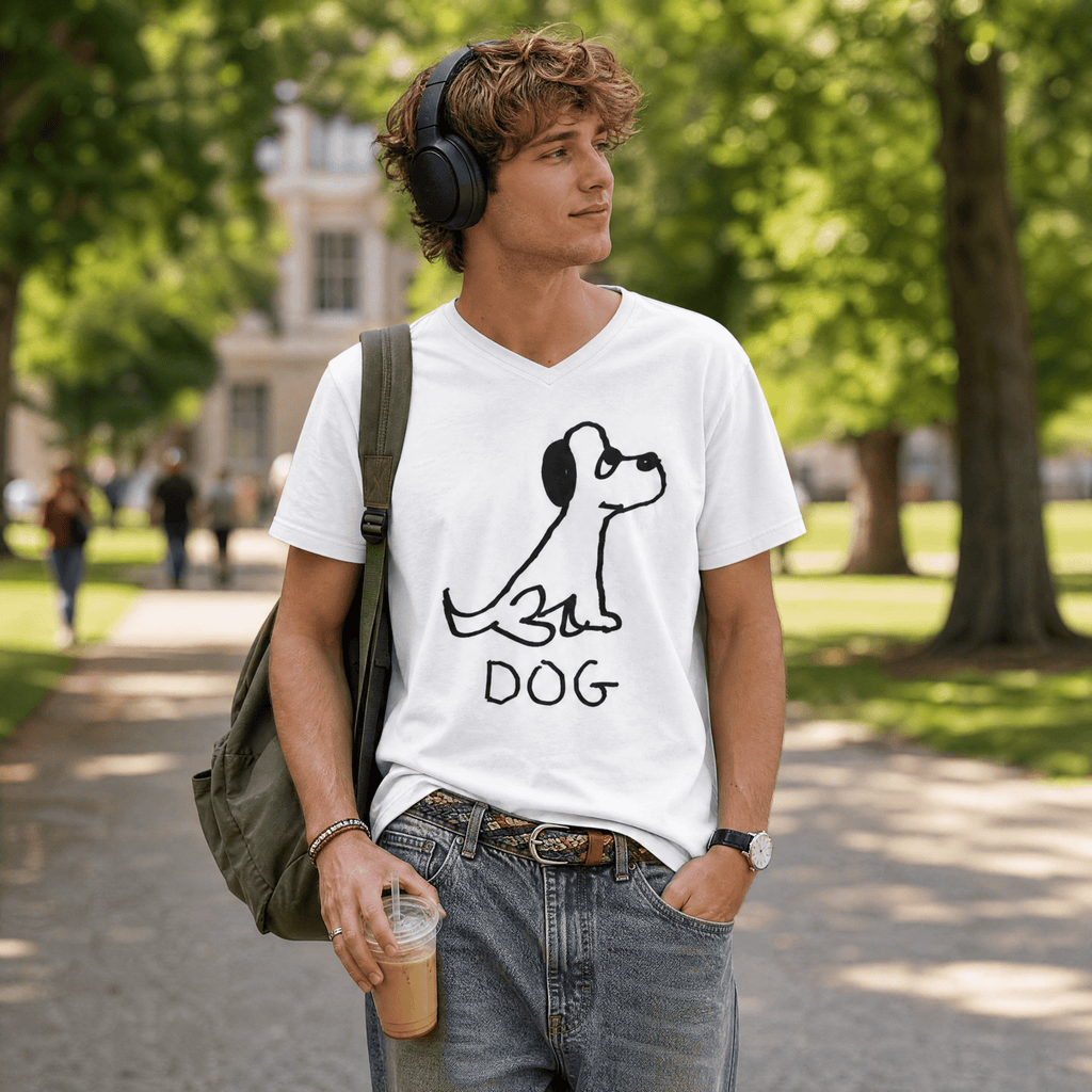 Dog - V-neck Tee