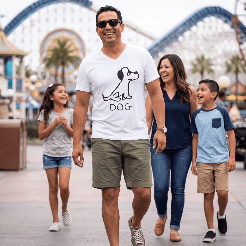 Dog - V-neck Tee