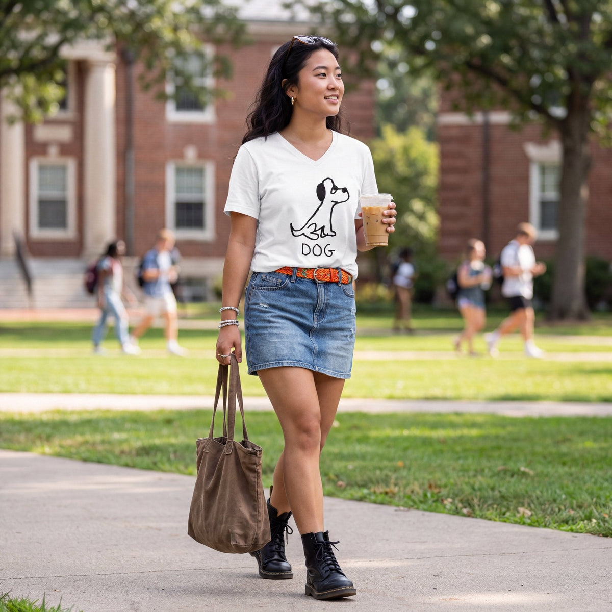 Dog - V-neck Tee