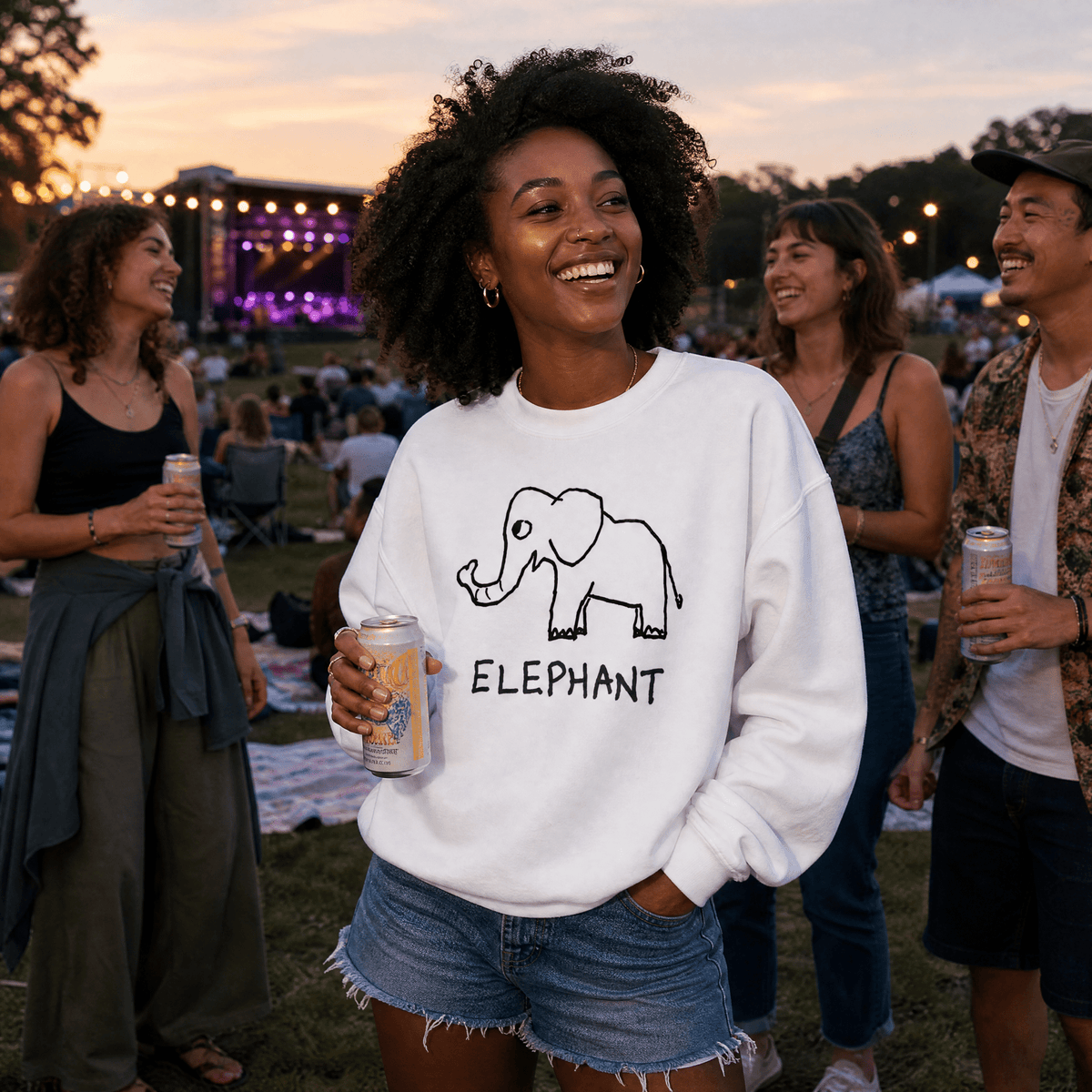 Elephant - Crewneck Sweatshirt