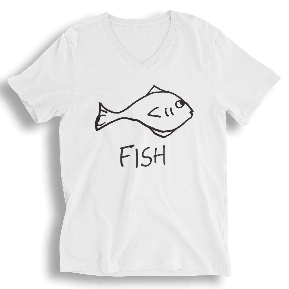 Fish - V-neck Tee