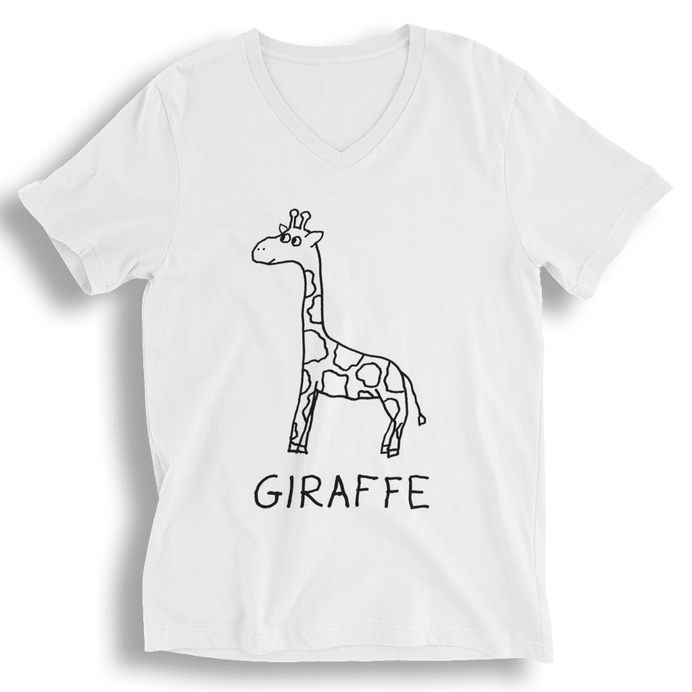 Giraffe - V-neck Tee