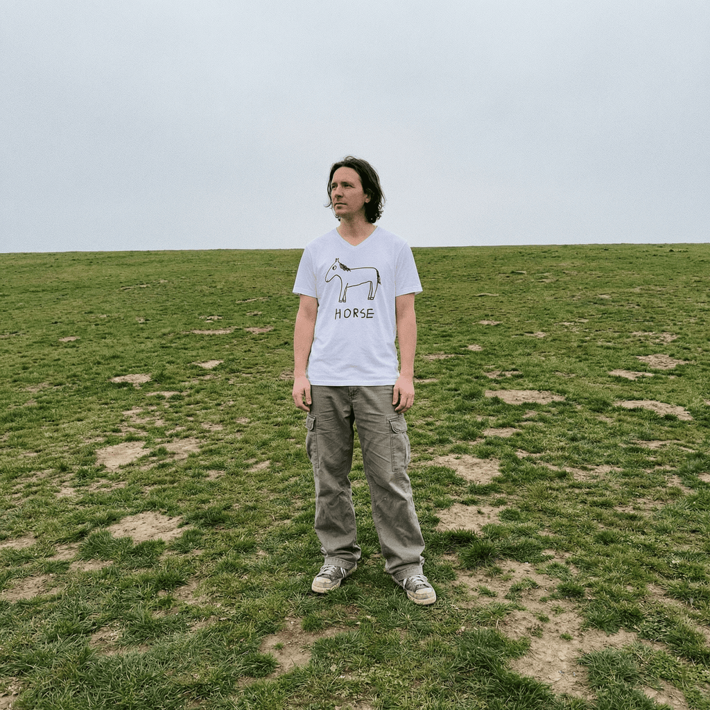 Horse - V-neck Tee