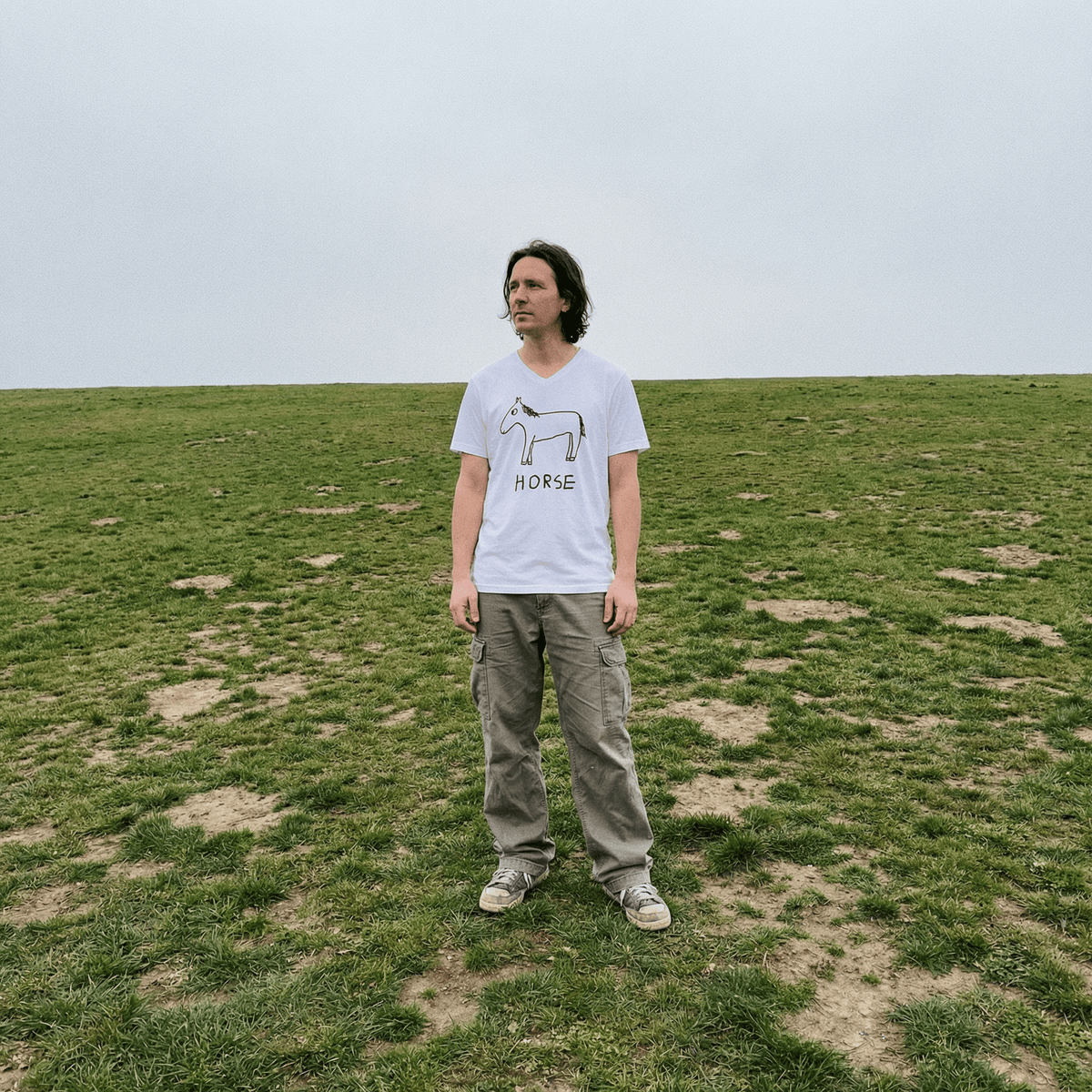 Horse - V-neck Tee