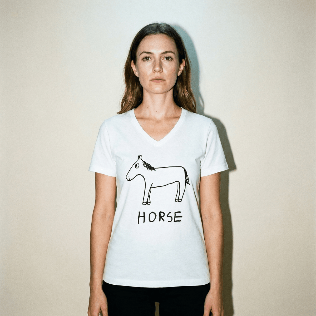 Horse - V-neck Tee