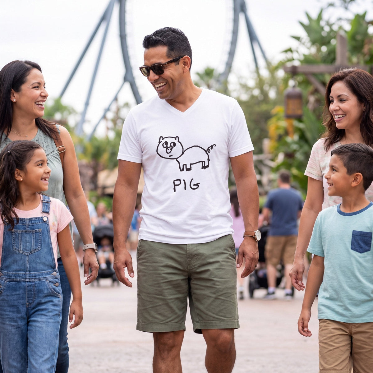 Pig - V-neck Tee
