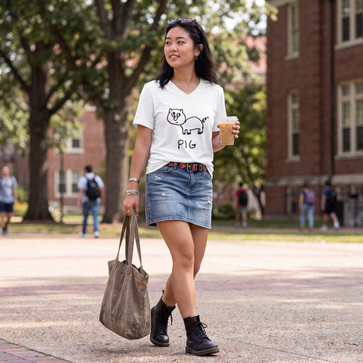 Pig - V-neck Tee