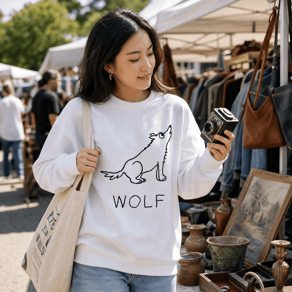 Wolf - Crewneck Sweatshirt