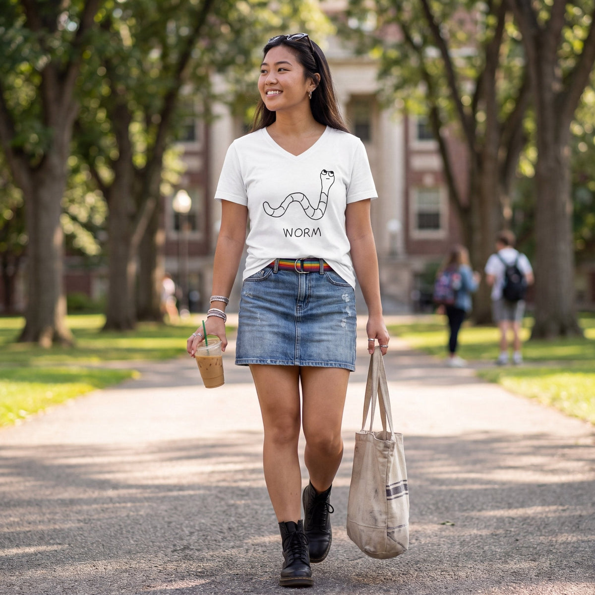 Worm - V-neck Tee