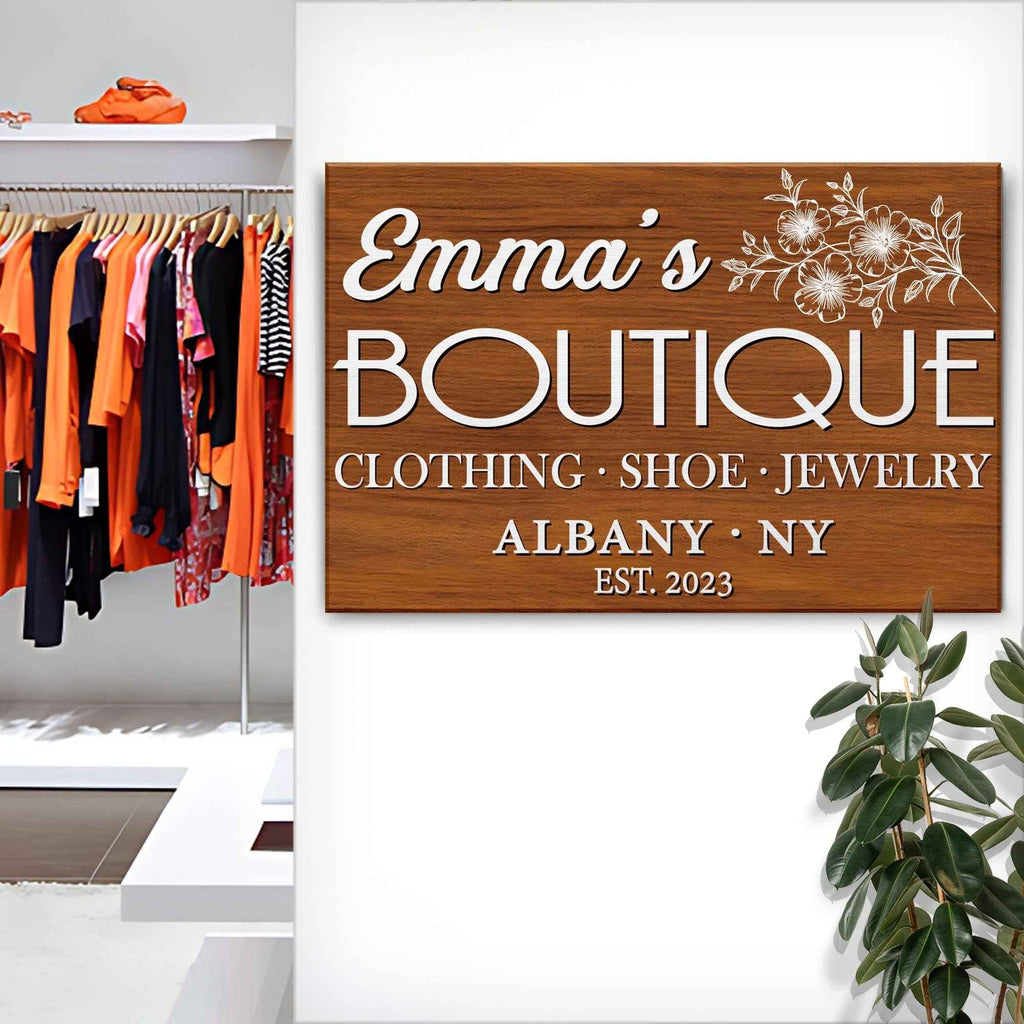 Boutique Sign V