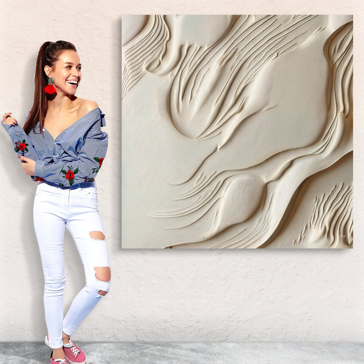 Canvas Print: "Milk Valley"