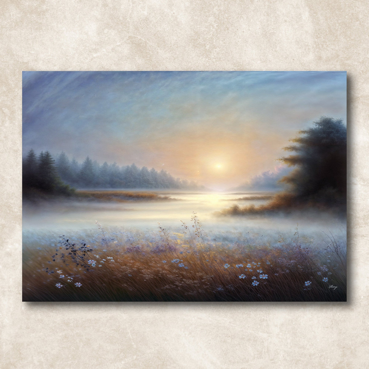 Canvas Print: Misty Serenade