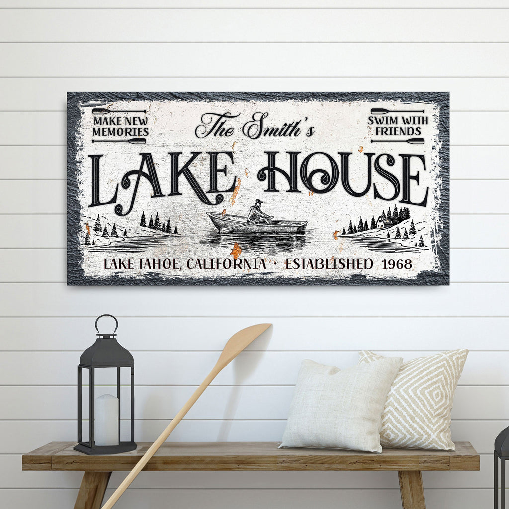 Lake House Sign IX