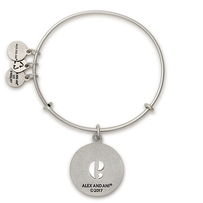 Number Charm Bangle Bracelet