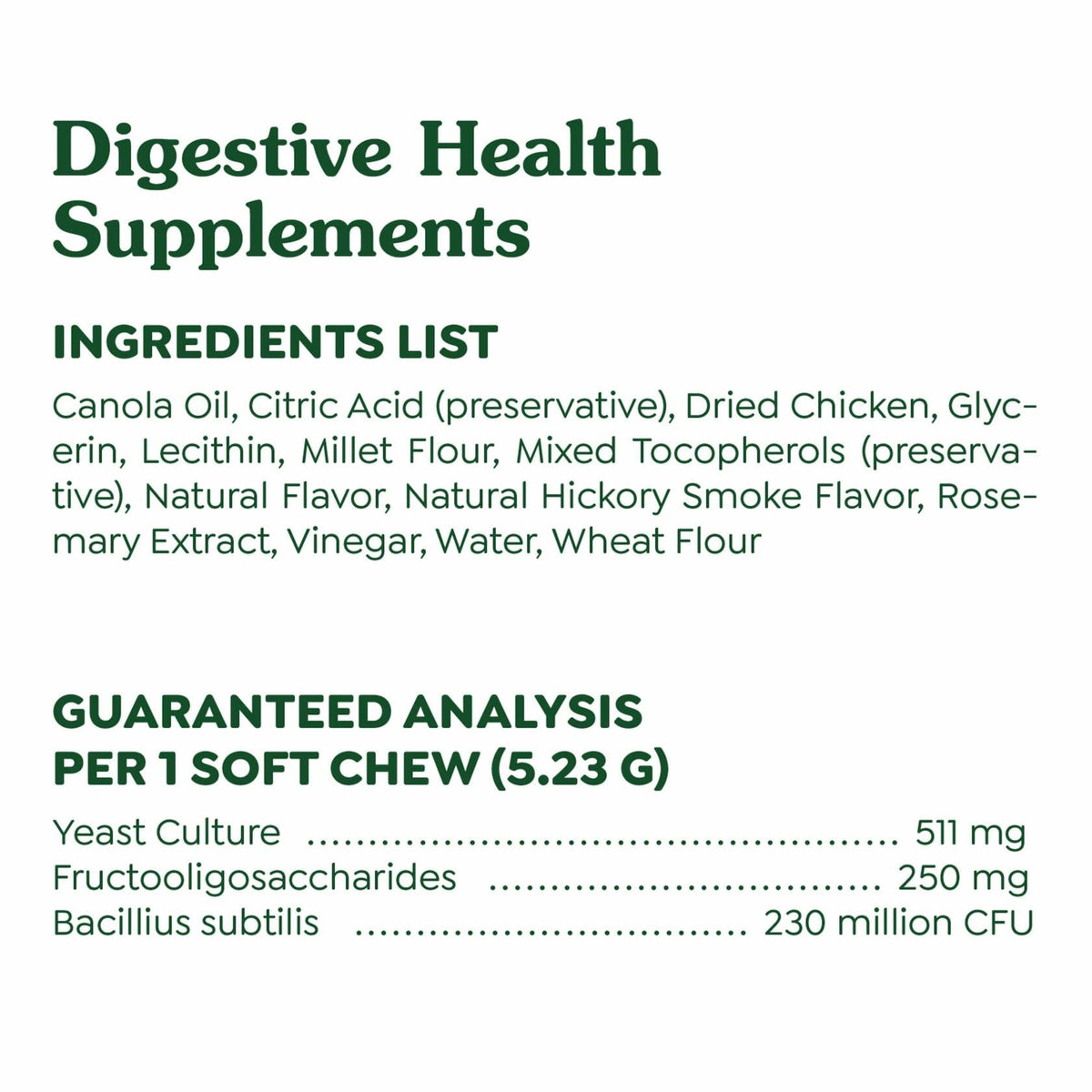 BestBy01/25 Greenies Digestive Health Probiotics DogTreats Chicken 7.8oz 40ct