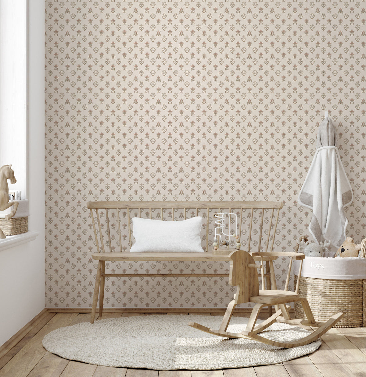 Laina Wallpaper by Quirky Paisley Designs