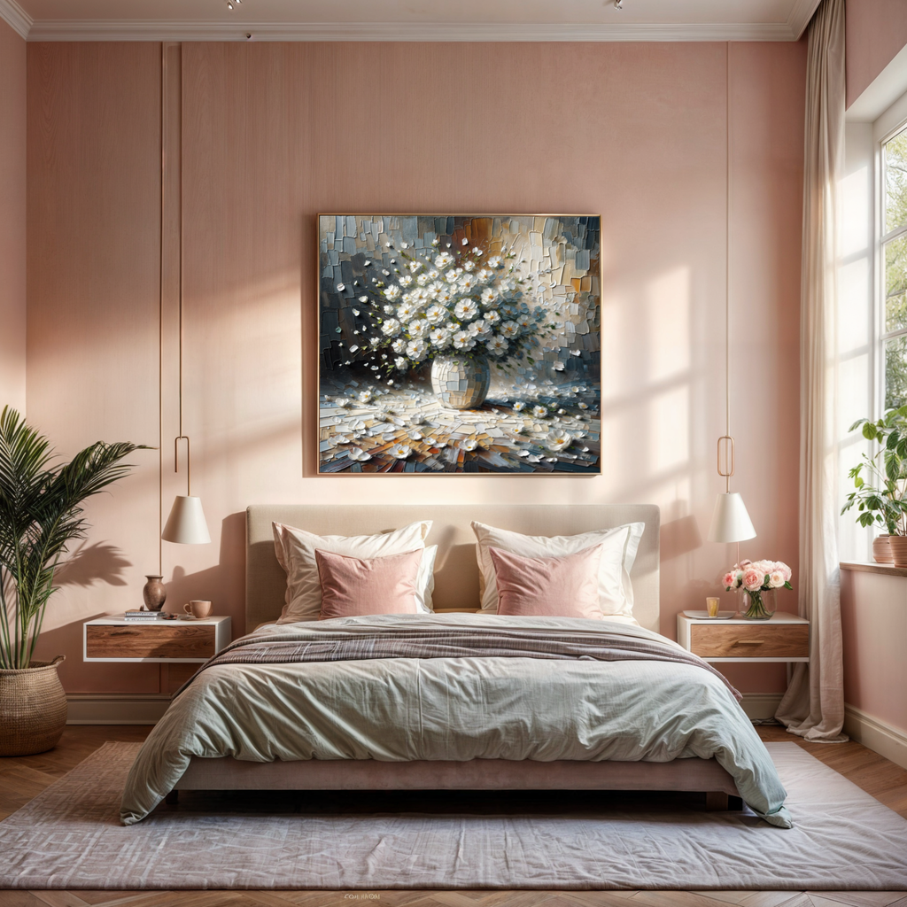Canvas Print: "Porcelain Bloom"