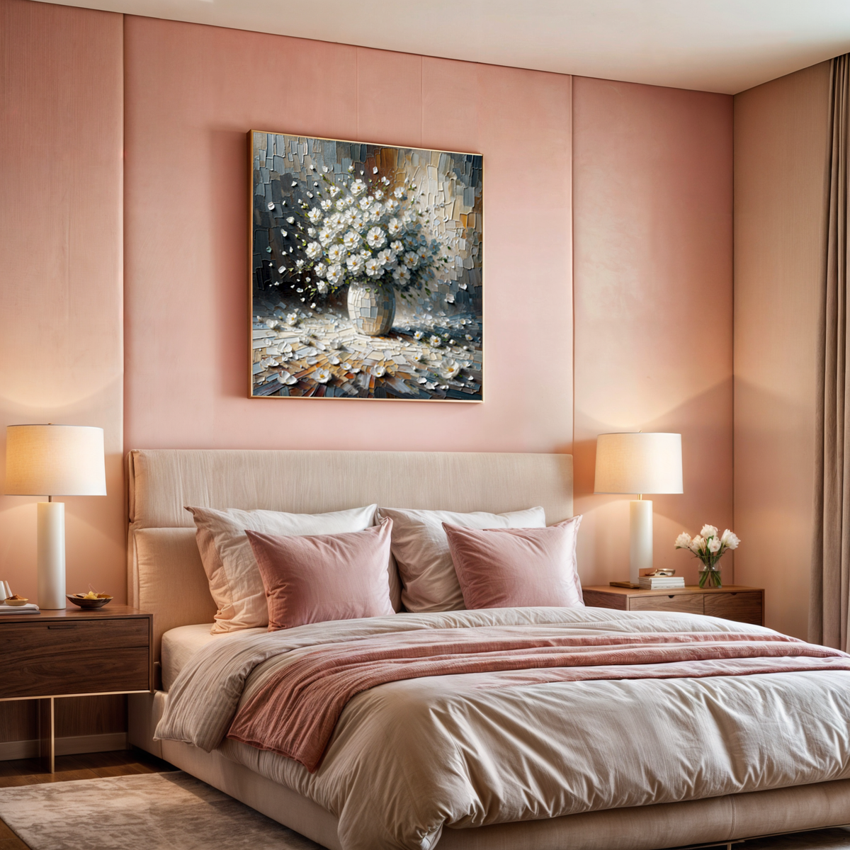 Canvas Print: "Porcelain Bloom"