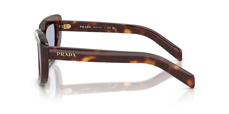 Prada 0PR D07S Square Frame Women's Sunglasses 53mm