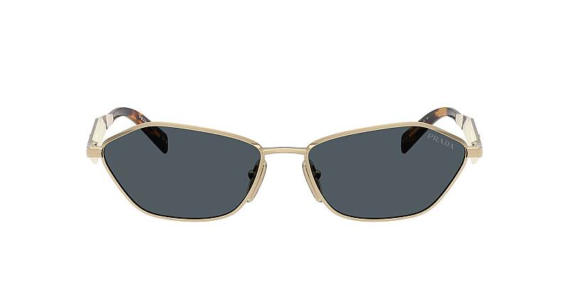 Prada 0PR D50S Women's Designer Sunglasses Gold Frame 57mm