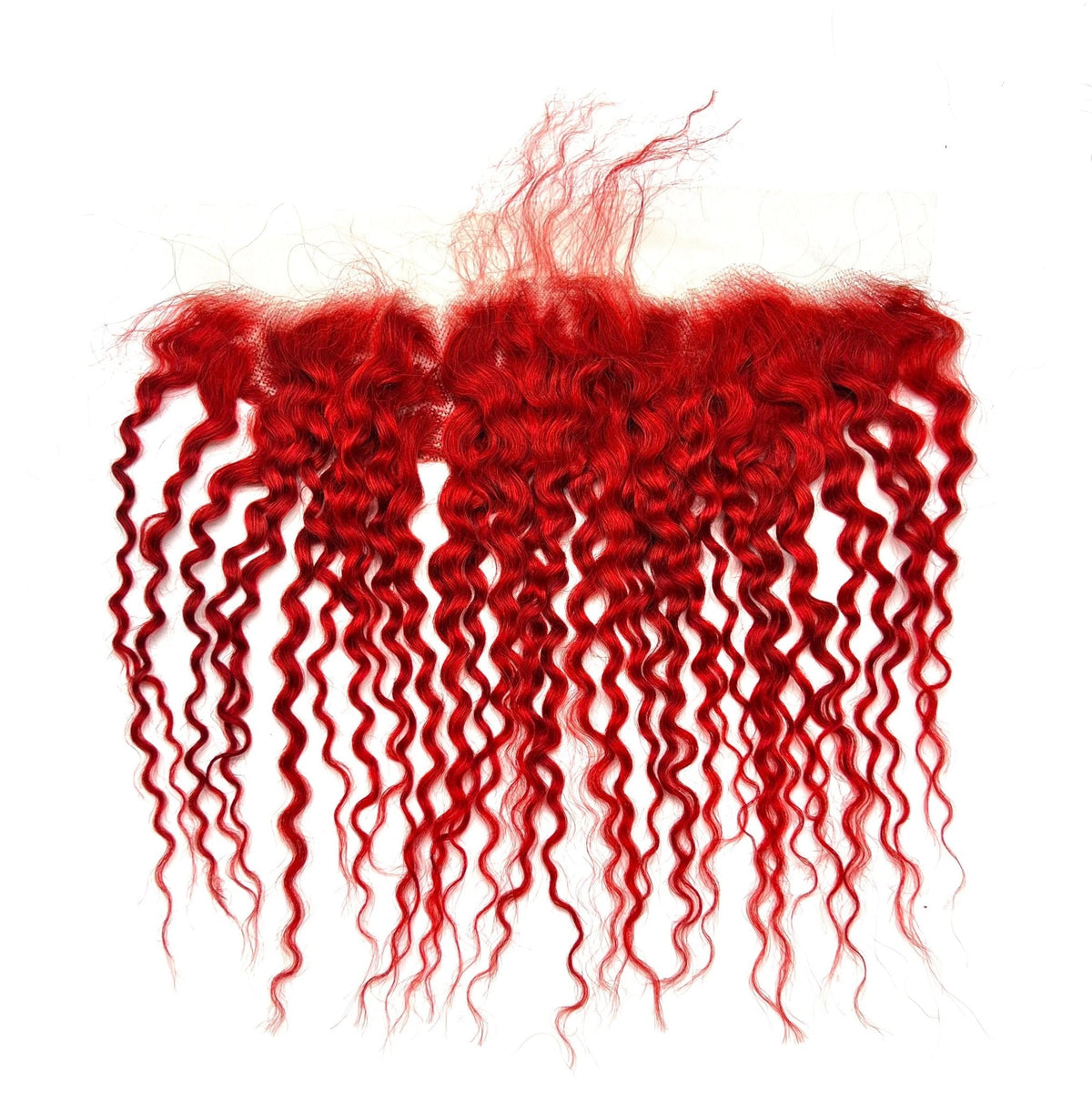 Rio Bohemian 13x4 Human Hair Frontal Ear to Ear Hairpiece Red