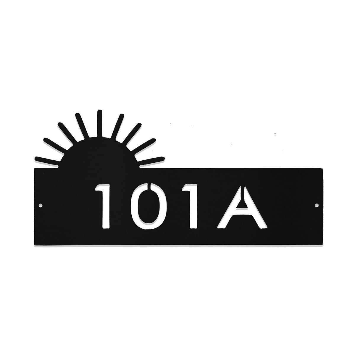 [COL] Landscape Address Plaque - 4 Styles - Circular Address Plaque for House Numbers