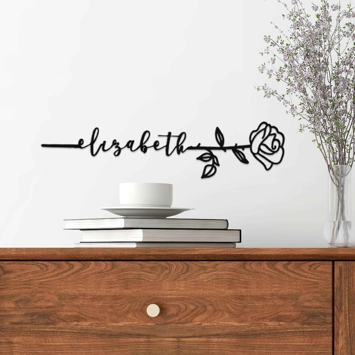 [COL] Flower Pick- Set of 3 Metal Flowers